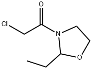 Oxazolidine, 3-(chloroacetyl)-2-ethyl- (9CI)