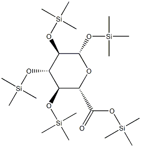 1-O,2-O,3-O,4-O-Tetrakis(trimethylsilyl)-β-D-glucopyranuronic acid trimethylsilyl ester