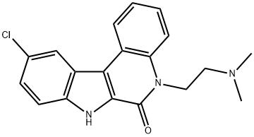 10-chloro-5-(2-dimethylaminoethyl)-7H-indolo(2,3-c)quinoline-6(5H)-one