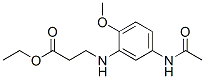 ethyl N-[5-(acetylamino)-2-methoxyphenyl]-beta-alaninate