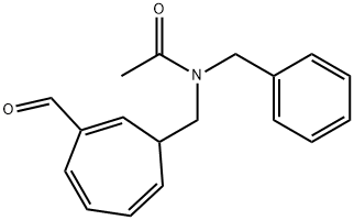 N-[(3-Formyl-2,4,6-cycloheptatrien-1-yl)methyl]-N-(phenylmethyl)acetamide