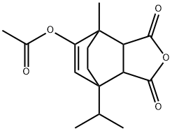 5-Acetyloxy-3a,4,7,7a-tetrahydro-4-methyl-7-(1-methylethyl)-4,7-ethanoisobenzofuran-1,3-dione