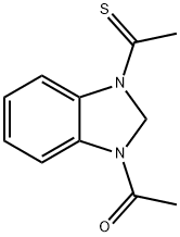 1H-Benzimidazole,  1-acetyl-2,3-dihydro-3-(1-thioxoethyl)-  (9CI)