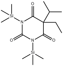 5-Ethyl-5-isopropyl-1,3-bis(trimethylsilyl)-2,4,6(1H,3H,5H)-pyrimidinetrione