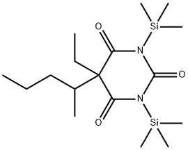 5-Ethyl-5-(1-methylbutyl)-1,3-bis(trimethylsilyl)-2,4,6(1H,3H,5H)-pyrimidinetrione