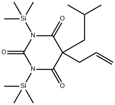 5-(2-Methylpropyl)-5-(2-propenyl)-1,3-bis(trimethylsilyl)-2,4,6(1H,3H,5H)-pyrimidinetrione