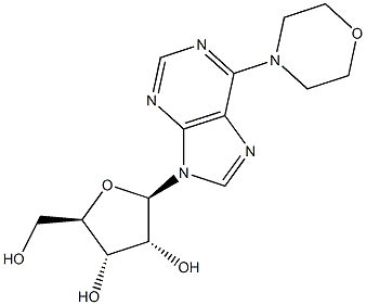 9H-Purine,6-(4-morpholinyl)-9-b-D-ribofuranosyl-