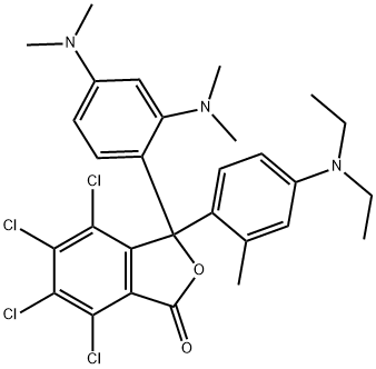 3-[2,4-bis(dimethylamino)phenyl]-4,5,6,7-tetrachloro-3-[4-(diethylamino)-o-tolyl]phthalide