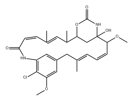 (1R,2R,3E,5E,15E,17E,19R,20S)-10-Chloro-11,19-dimethoxy-2,4,15-trimethyl-20-hydroxy-8,21-diaza-23-oxatricyclo[18.3.1.19,13]pentacosa-3,5,9,11,13(25),15,17-heptene-7,22-dione