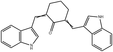 2,6-BIS[(E)-1H-INDOL-3-YLMETHYLIDENE]CYCLOHEXANONE