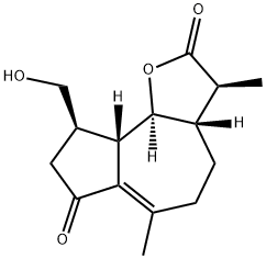 2,3,3aβ,4,5,7,8,9,9aβ,9bα-Decahydro-9β-hydroxymethyl-3β,6-dimethylazuleno[4,5-b]furan-2,7-dione