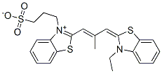 2-[3-(3-ethyl-3H-benzothiazol-2-ylidene)isobut-1-enyl]-3-(3-sulphonatopropyl)benzothiazolium