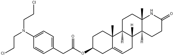 3-(((4-(bis(2-chloroethyl)amino)phenyl)acetyl)oxy)-17a-aza-D-homoandrost-5-en-17-one