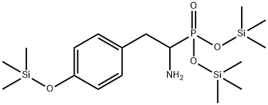 [1-Amino-2-[4-[(trimethylsilyl)oxy]phenyl]ethyl]phosphonic acid bis(trimethylsilyl) ester