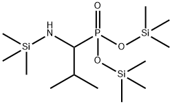 [2-Methyl-1-[(trimethylsilyl)amino]propyl]phosphonic acid bis(trimethylsilyl) ester