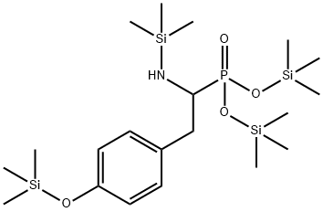 [α-[(Trimethylsilyl)amino]-4-(trimethylsiloxy)phenethyl]phosphonic acid bis(trimethylsilyl) ester