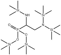 [2-[Bis(trimethylsilyl)amino]-1-[(trimethylsilyl)amino]ethyl]phosphonic acid bis(trimethylsilyl) ester