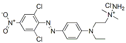 1-[2-[[4-[(2,6-dichloro-4-nitrophenyl)azo]phenyl]ethylamino]ethyl]-1,1-dimethylhydrazinium chloride