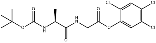 2,4,5-trichlorophenyl N-[N-[(1,1-dimethylethoxy)carbonyl]-L-alanyl]glycinate