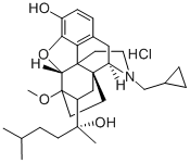 N-(cyclopropylmethyl)-19-isopentylnororvinol.HCl