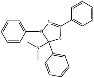 2,3-Dihydro-N,N-dimethyl-2,3,5-triphenyl-1,3,4-thiadiazol-2-amine