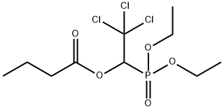 (2,2,2-Trichloro-1-butyryloxyethyl)phosphonic acid diethyl ester