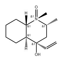 4(equaorialt)-Ethenyl-1,2(equatorial)-dimethyl-trans-decahydroquinol-4 -ol,N-oxide