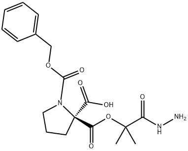 (2S)-2-[N'-(tert-Butoxycarbonyl)hydrazinocarbonyl]-1-pyrrolidinecarboxylic acid benzyl ester
