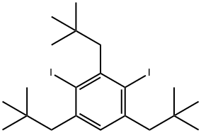 Benzene, 1,3,5-tris(2,2-dimethylpropyl)-2,4-diiodo-