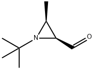 2-Aziridinecarboxaldehyde, 1-(1,1-dimethylethyl)-3-methyl-, cis- (9CI)