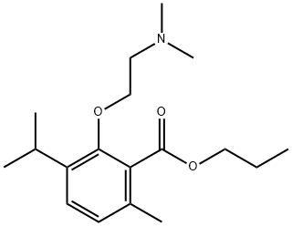 3-[2-(Dimethylamino)ethoxy]-p-cymene-2-carboxylic acid propyl ester