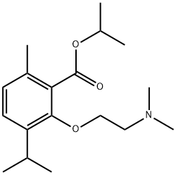 3-[2-(Dimethylamino)ethoxy]-p-cymene-2-carboxylic acid isopropyl ester