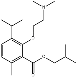 3-[2-(Dimethylamino)ethoxy]-p-cymene-2-carboxylic acid isobutyl ester