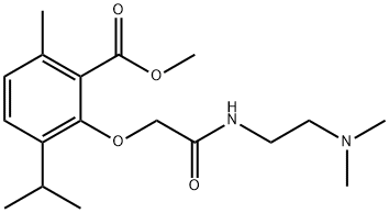 3-[2-(Dimethylamino)ethylcarbamoylmethoxy]-p-cymene-2-carboxylic acid methyl ester