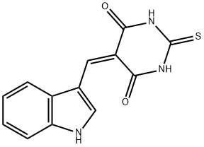 4,6(1H,5H)-Pyrimidinedione,dihydro-5-(1H-indol-3-ylmethylene)-2-thioxo-
