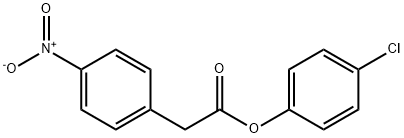 4-Nitrobenzeneacetic acid 4-chlorophenyl ester