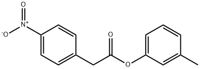 4-Nitrobenzeneacetic acid 3-methylphenyl ester
