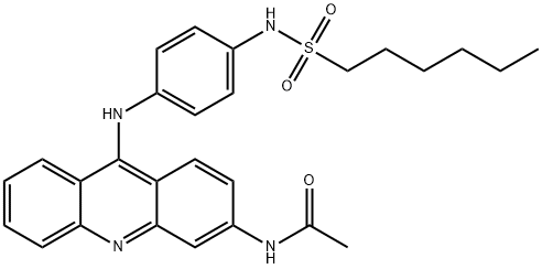 N-[4-[(3-Acetylamino-9-acridinyl)amino]phenyl]-1-hexanesulfonamide