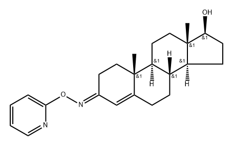 17β-Hydroxyandrost-4-en-3-one O-(2-pyridyl)oxime