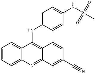 N-[4-[(3-Cyano-9-acridinyl)amino]phenyl]methanesulfonamide