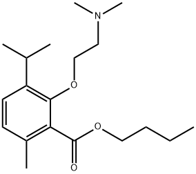 3-[2-(Dimethylamino)ethoxy]-p-cymene-2-carboxylic acid butyl ester