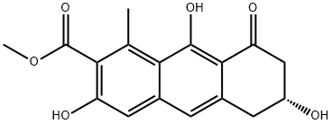 (-)-5,6,7,8-Tetrahydro-3,6,9-trihydroxy-1-methyl-8-oxo-2-anthracenecarboxylic acid methyl ester