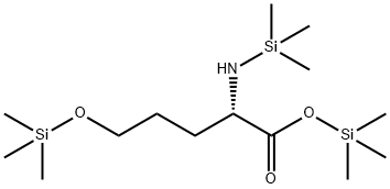 L-Norvaline, N-(trimethylsilyl)-5-[(trimethylsilyl)oxy]-, trimethylsil yl ester