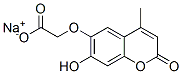 sodium [(7-hydroxy-4-methyl-2-oxo-2H-1-benzopyran-6-yl)oxy]acetate