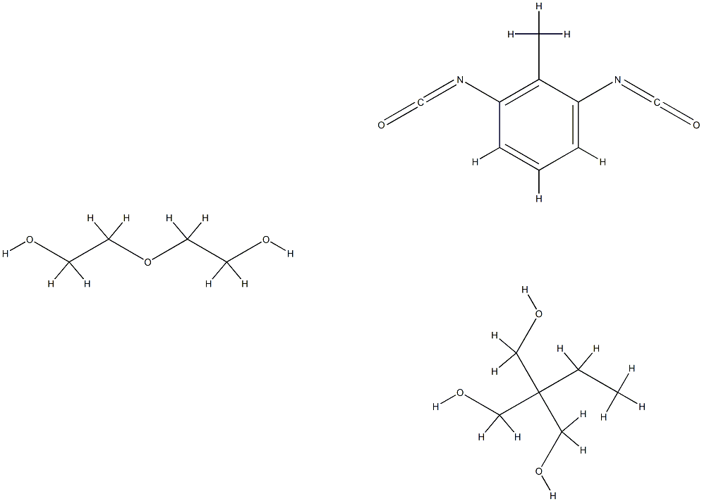 2-乙基-2-(羟甲基)-1,3-丙二醇与1,3-二异氰酸根合甲基苯和2,2'-氧二(乙醇)的聚合物