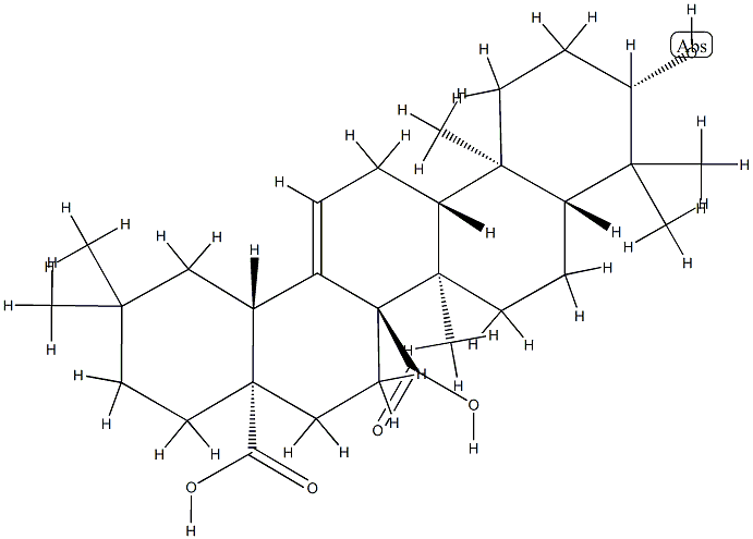 (18α)-3β-Hydroxyolean-12-ene-27,28-dioic acid