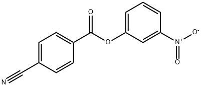 4-Cyanobenzoic acid 3-nitrophenyl ester
