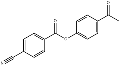 4-Cyanobenzoic acid 4-acetylphenyl ester