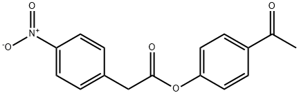 4-Nitrobenzeneacetic acid 4-acetylphenyl ester