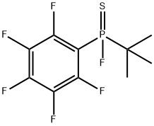 (1,1-Dimethylethyl)(pentafluorophenyl)fluorophosphine sulfide